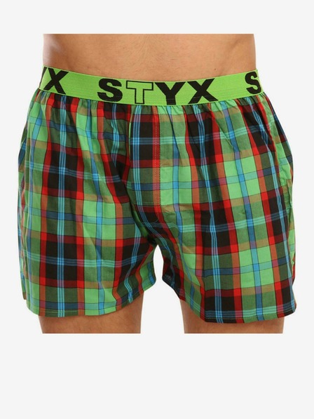Styx Pánske športové gumové šortky Styx viacfarebné