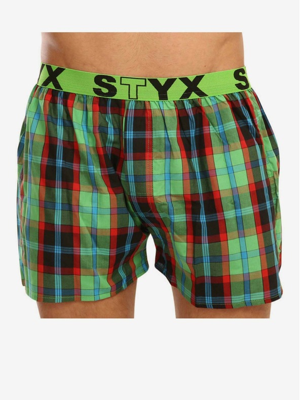 Styx Pánske športové gumové šortky Styx viacfarebné