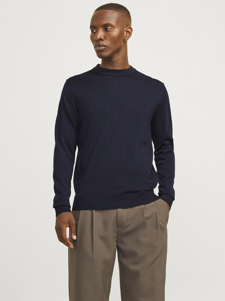 Jack & Jones Tmavomodrý pánsky sveter Jack & Jones