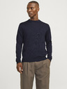 Jack & Jones Tmavomodrý pánsky sveter Jack & Jones