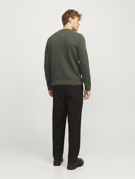 Jack & Jones Khaki pánsky sveter Jack & Jones