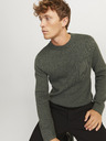 Jack & Jones Khaki pánsky sveter Jack & Jones