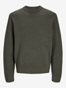 Jack & Jones Khaki pánsky sveter Jack & Jones