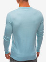 Ombre Clothing Svetlomodrý pánsky základný sveter Ombre Clothing