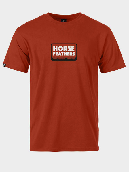 Horsefeathers Tričko Millennium - oranžová hrdzavá veľkosť L HORSEFEATHERS