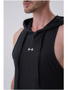 Nebbia Fitness tielko s kapucňou 323 Black Nebbia