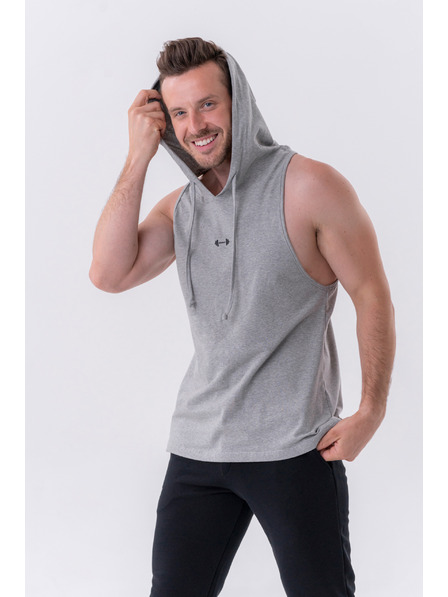 Nebbia 323 Fitness tielko s kapucňou Nebbia