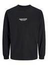 Jack & Jones Čierna pánska košeľa Jack & Jones
