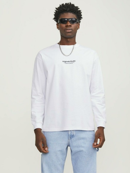 Jack & Jones Biela pánska mikina Jack & Jones