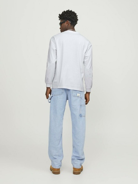 Jack & Jones Biela pánska mikina Jack & Jones