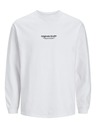 Jack & Jones Biela pánska mikina Jack & Jones