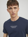 Jack & Jones Tmavomodrá pánska mikina Jack & Jones