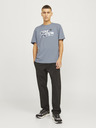 Jack & Jones Šedé pánske tričko Jack & Jones