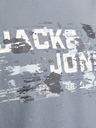 Jack & Jones Šedé pánske tričko Jack & Jones