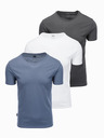 Ombre Clothing Pánske tričko bez potlače - mix 3 ks Z29 Ombre Clothing