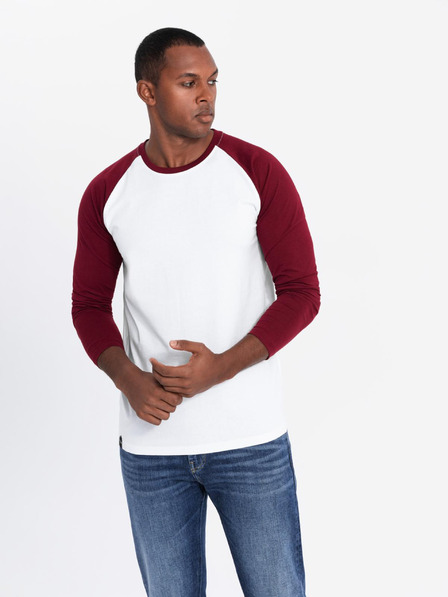 Ombre Clothing Pánske tričko s potlačou a dlhým rukávom - čierne V1 OM-LSPT-0119 Oblečenie Ombre