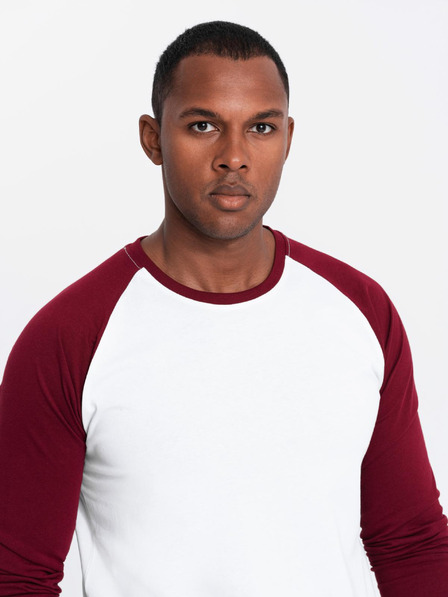 Ombre Clothing Pánske tričko s potlačou a dlhým rukávom - čierne V1 OM-LSPT-0119 Oblečenie Ombre