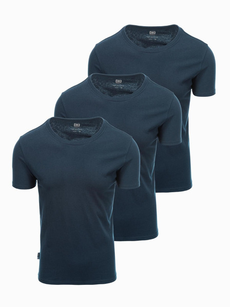 Ombre Clothing Pánske tričko bez potlače - mix 3 ks Z29 Ombre Clothing