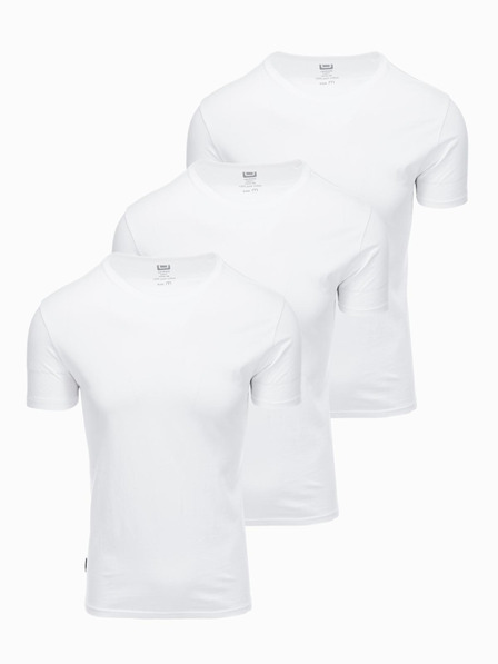 Ombre Clothing Pánske tričko bez potlače - mix 3 ks Z29 Ombre Clothing