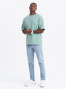Ombre Clothing Pánske tričko LOOSE FIT s mätovým vreckom Ombre Clothing