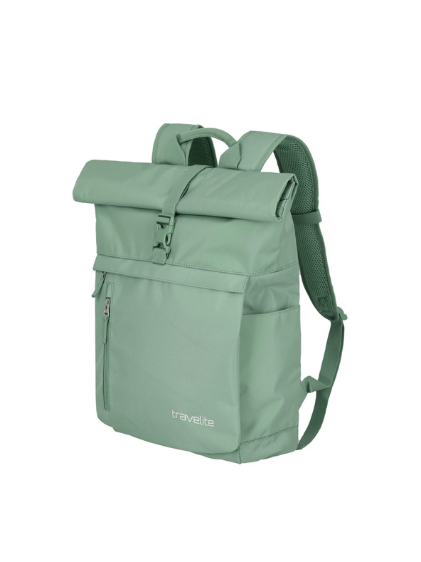 Travelite Batoh Travelite Basics Roll-up Backpack Light green