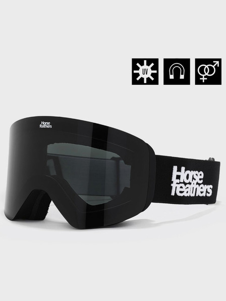 Horsefeathers Snowboardové okuliare Colt - black/smoke HORSEFEATHERS