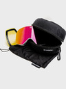 Horsefeathers Snowboardové okuliare Edmond - biele/zrkadlovo ružové HORSEFEATHERS