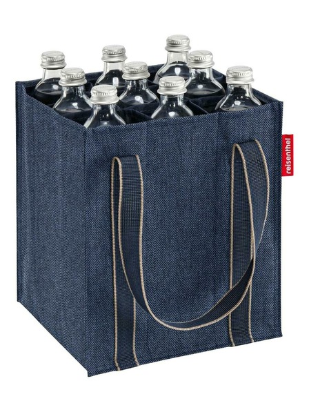 Reisenthel Taška na fľašu Reisenthel Herringbone Dark Blue