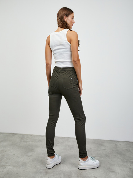 ZOOT.lab Khaki dámske slim fit nohavice ZOOT.lab Anna