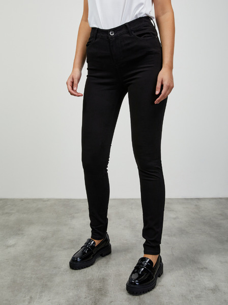 ZOOT.lab Čierne dámske nohavice slim fit ZOOT.lab Anna