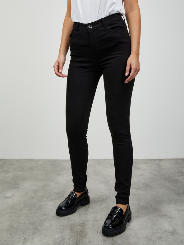 ZOOT.lab Čierne dámske nohavice slim fit ZOOT.lab Anna