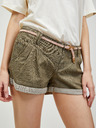 Ragwear Khaki dámske šortky s pásom Ragwear Heaven A