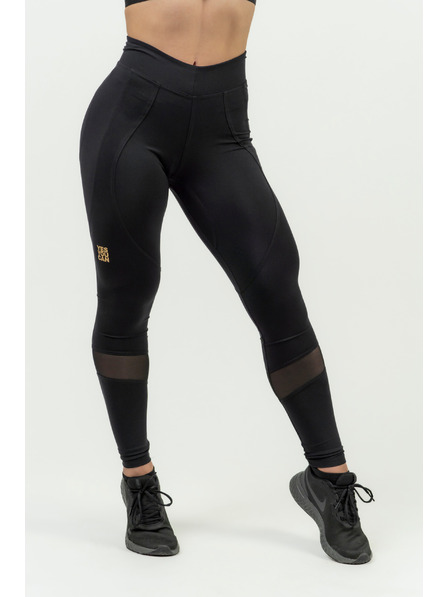 Nebbia NEBBIA Dámske formujúce push-up legíny INTENSE v tvare srdca 843 Gold Nebbia