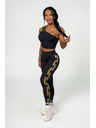 Nebbia NEBBIA INTENSE Iconic Dámske legíny s vysokým pásom 834 Gold Nebbia