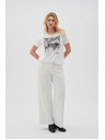 Moodo Women's White T-Shirt Moodo