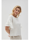 Moodo Women's White T-Shirt Moodo