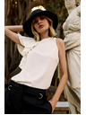 Moodo Women's White T-Shirt Moodo