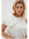 Moodo Women's White T-Shirt Moodo