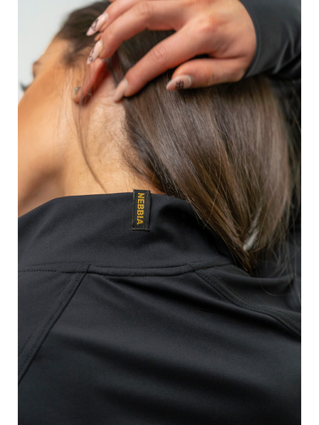 Nebbia NEBBIA INTENSE Warm-Up dámska mikina na zips 833 Gold Nebbia