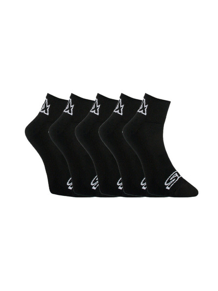 Styx 5PACK Styx členkové ponožky čierne