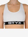 Styx Dámska športová podprsenka Styx biela
