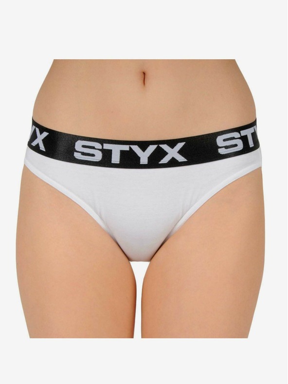 Styx Dámske športové nohavičky Styx biele