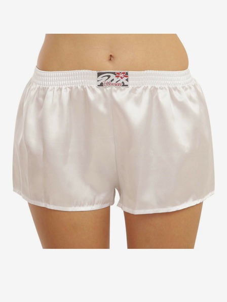 Styx Dámske gumené šortky Styx Classic Satin White