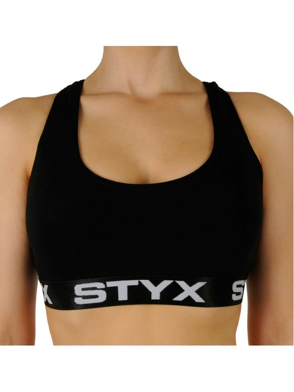 Styx Dámska športová podprsenka Styx čierna