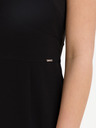 Guess Čierne dámske krátke šaty Guess Patti