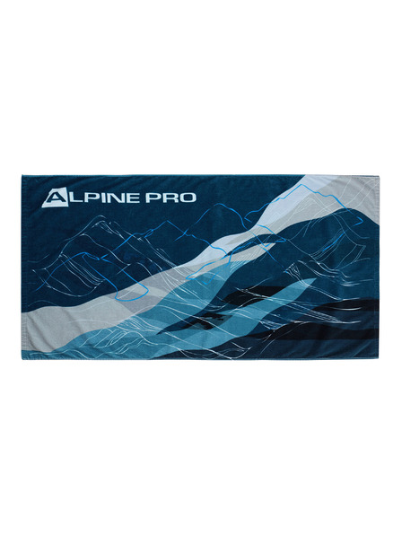 ALPINE PRO Bavlnený uterák ALPINE PRO ROSSO čierny variant pb
