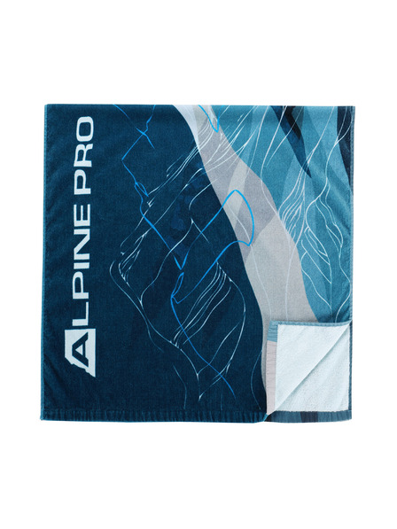 ALPINE PRO Bavlnený uterák ALPINE PRO ROSSO čierny variant pb