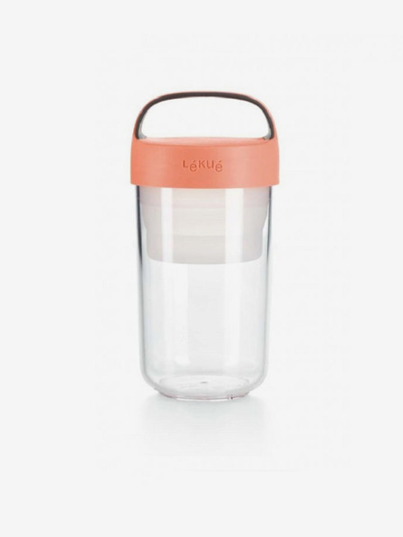 Lékué Ružový Lékué Jar To Go Lunch Box (600 ml)