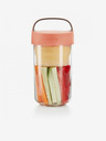 Lékué Ružový Lékué Jar To Go Lunch Box (600 ml)