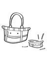 Reisenthel Taška Reisenthel Carrybag XS Kids Abc friends modrá